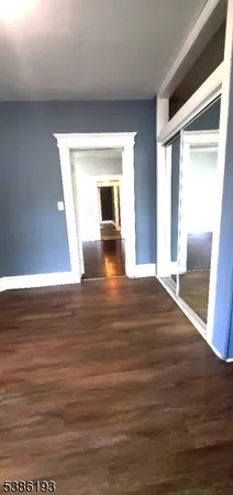 a view of wooden door