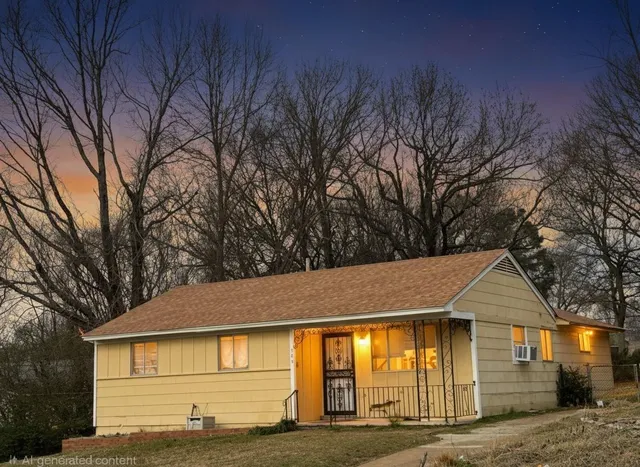 a view of large with large tree