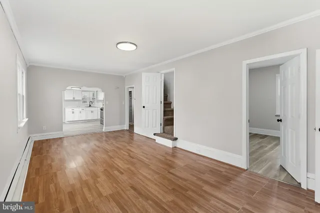 wooden floor in an empty room