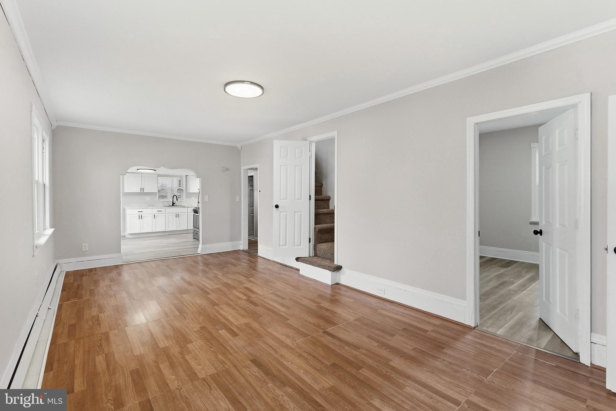 409 Cedar Avenue Lindenwold, NJ 08021 - Photo 8 of 25 wooden floor in an empty room
