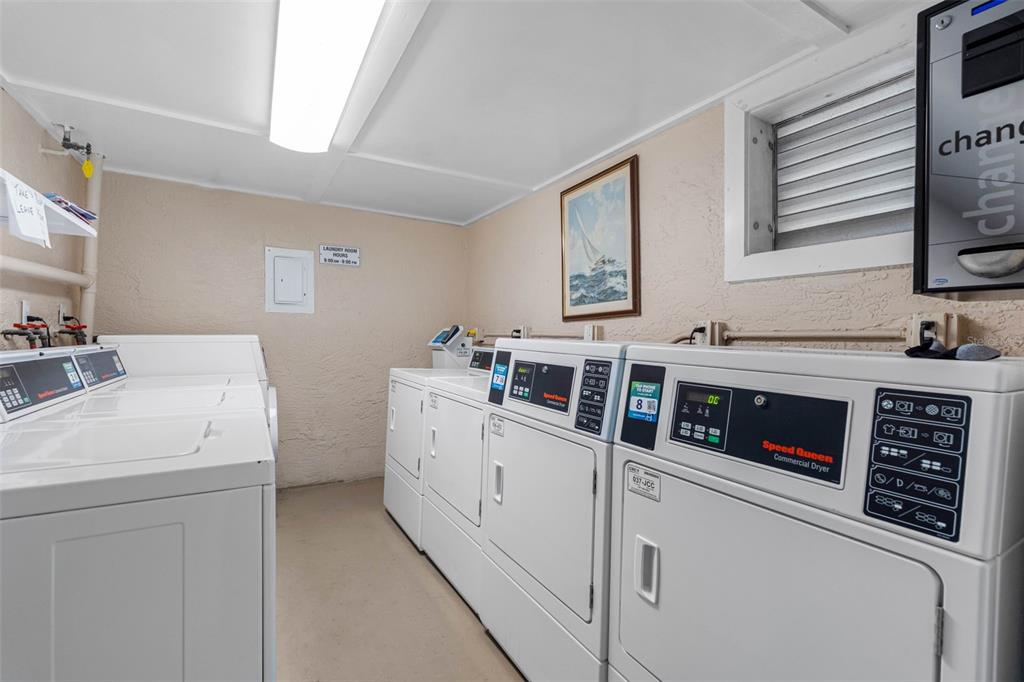 19440 Gulf Boulevard, Unit 506 Indian Rocks Beach, FL 33785 - Photo 67 of 67 a utility room with dryer and washer