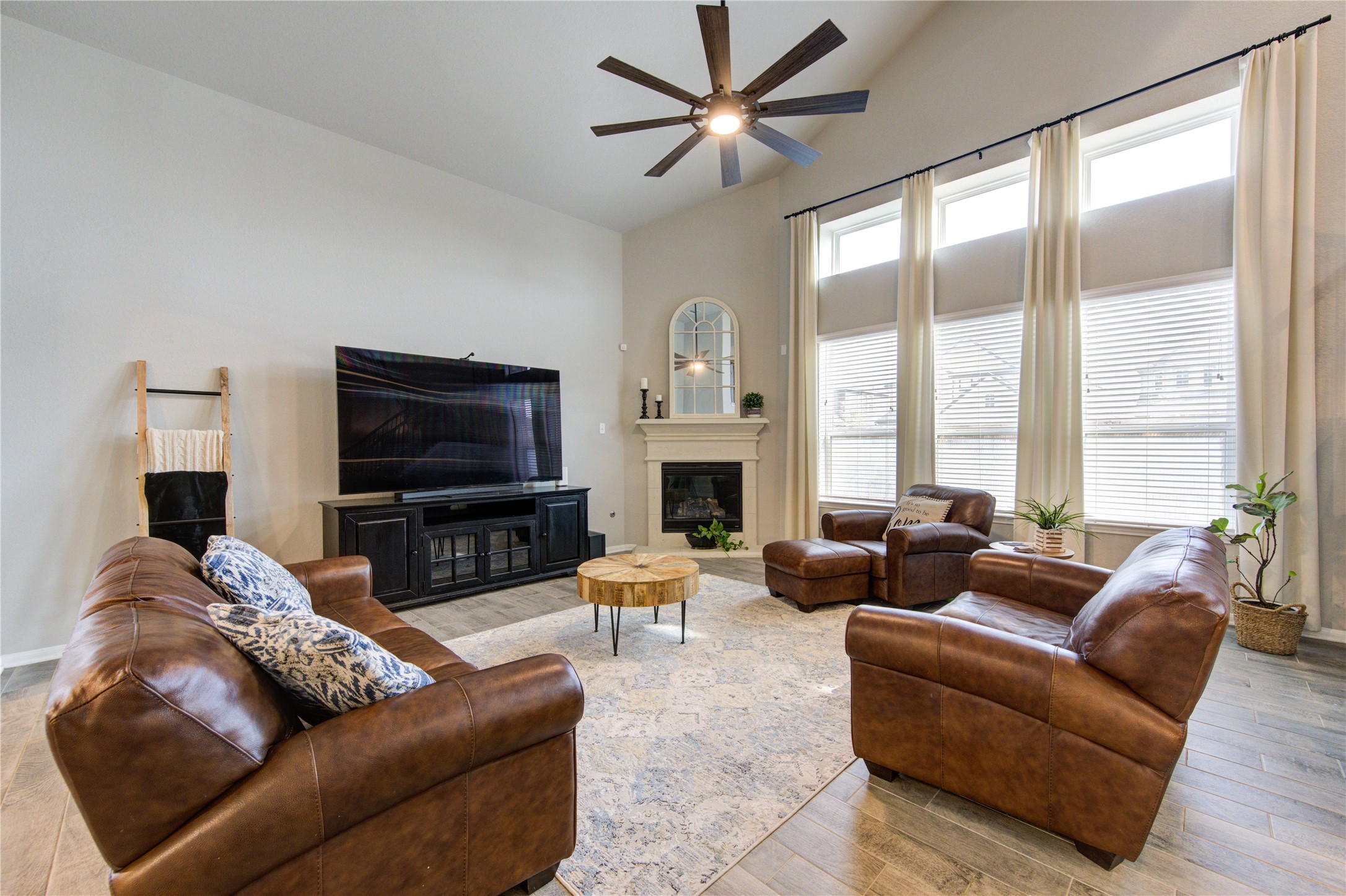 5439 Rustic Ruby Drive Brookshire, TX 77423 - Photo 16 of 43 No family room is complete without a fireplace. Enjoy retelling childhood stories to your children or grandbabies by the cozy fire.