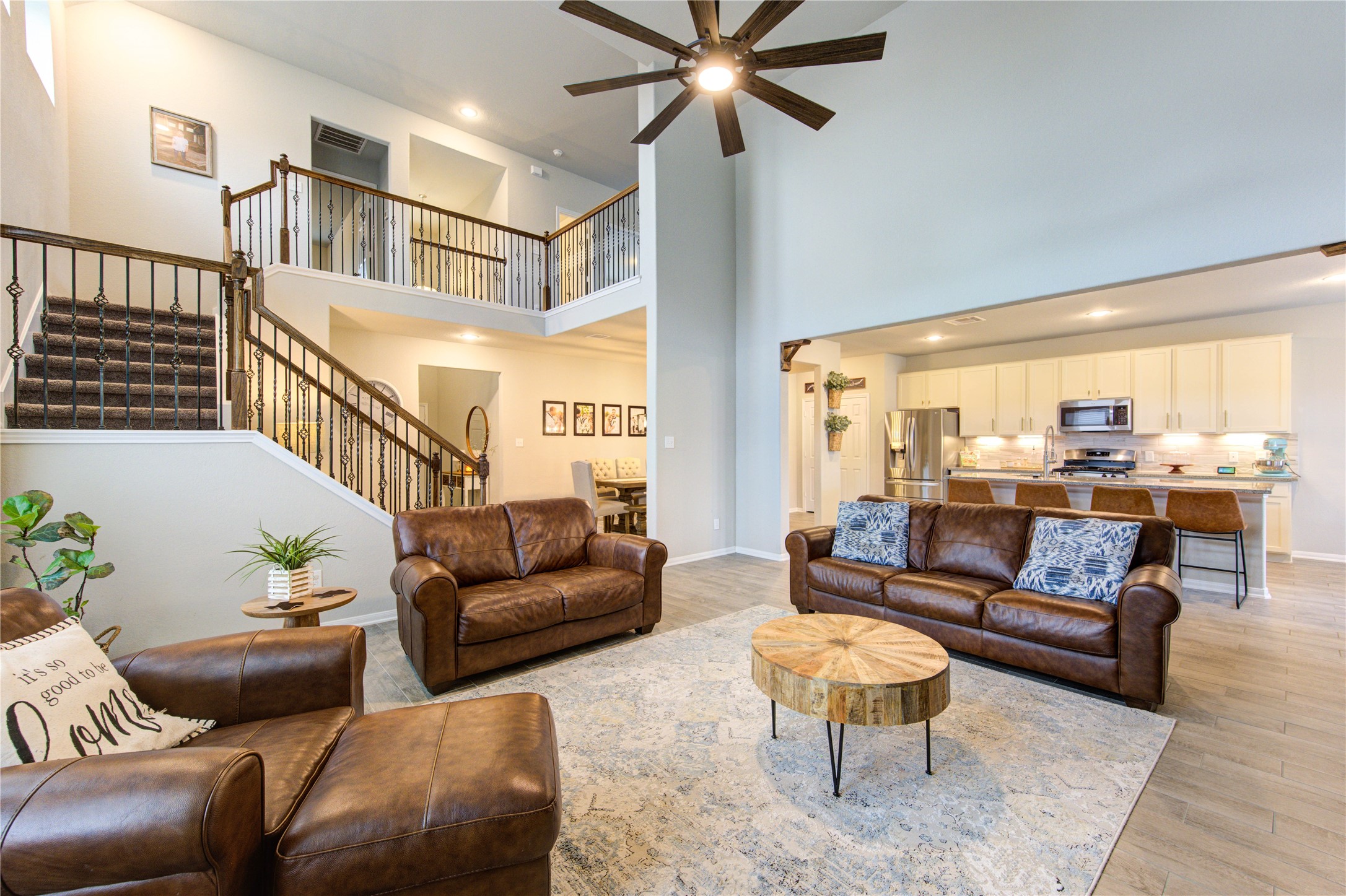 5439 Rustic Ruby Drive Brookshire, TX 77423 - Photo 18 of 43 Don't miss what's going on in the living room while you're cooking - perfect for entertaining!