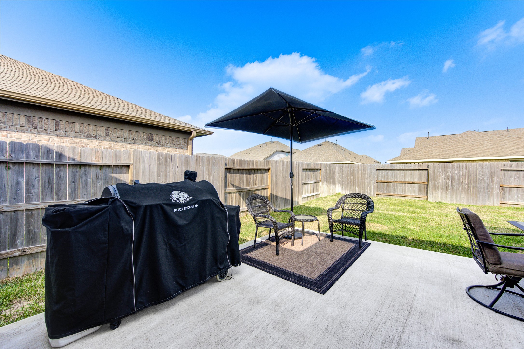 5439 Rustic Ruby Drive Brookshire, TX 77423 - Photo 41 of 43 Lazy weekends spent in this backyard will ensure years of delightful memories. Imagine yourself here!