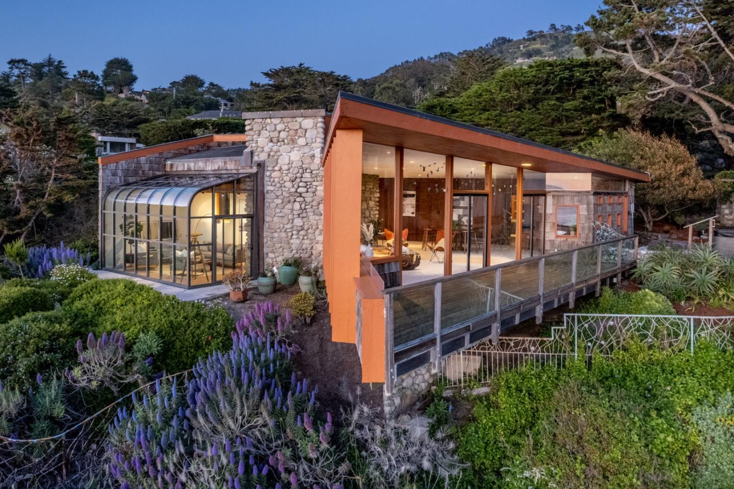 5 Yankee Beach Way Carmel, CA 93923 - Photo 23 of 25 a view of a house with a small yard and plants