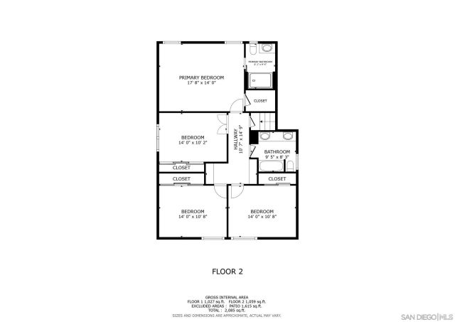 a picture of a floor plan