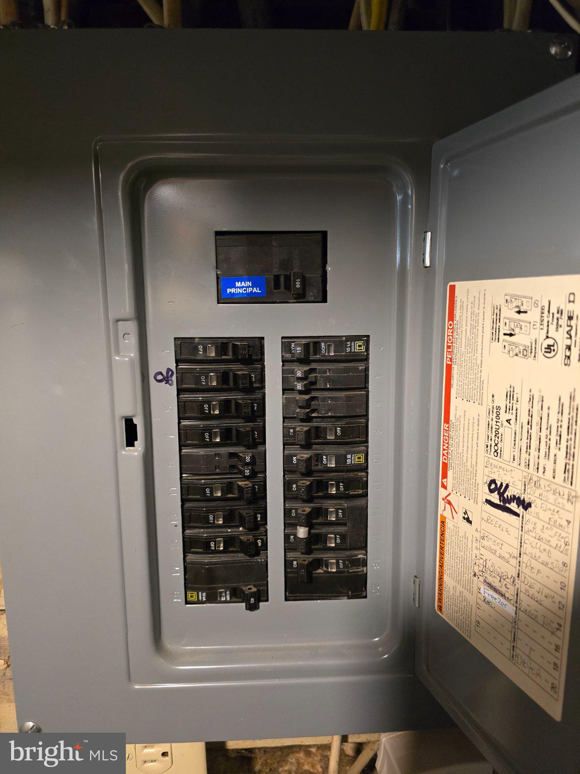 424 West Windsor Street Reading, PA 19601 - Photo 25 of 27 Modern electrical panel for safety.