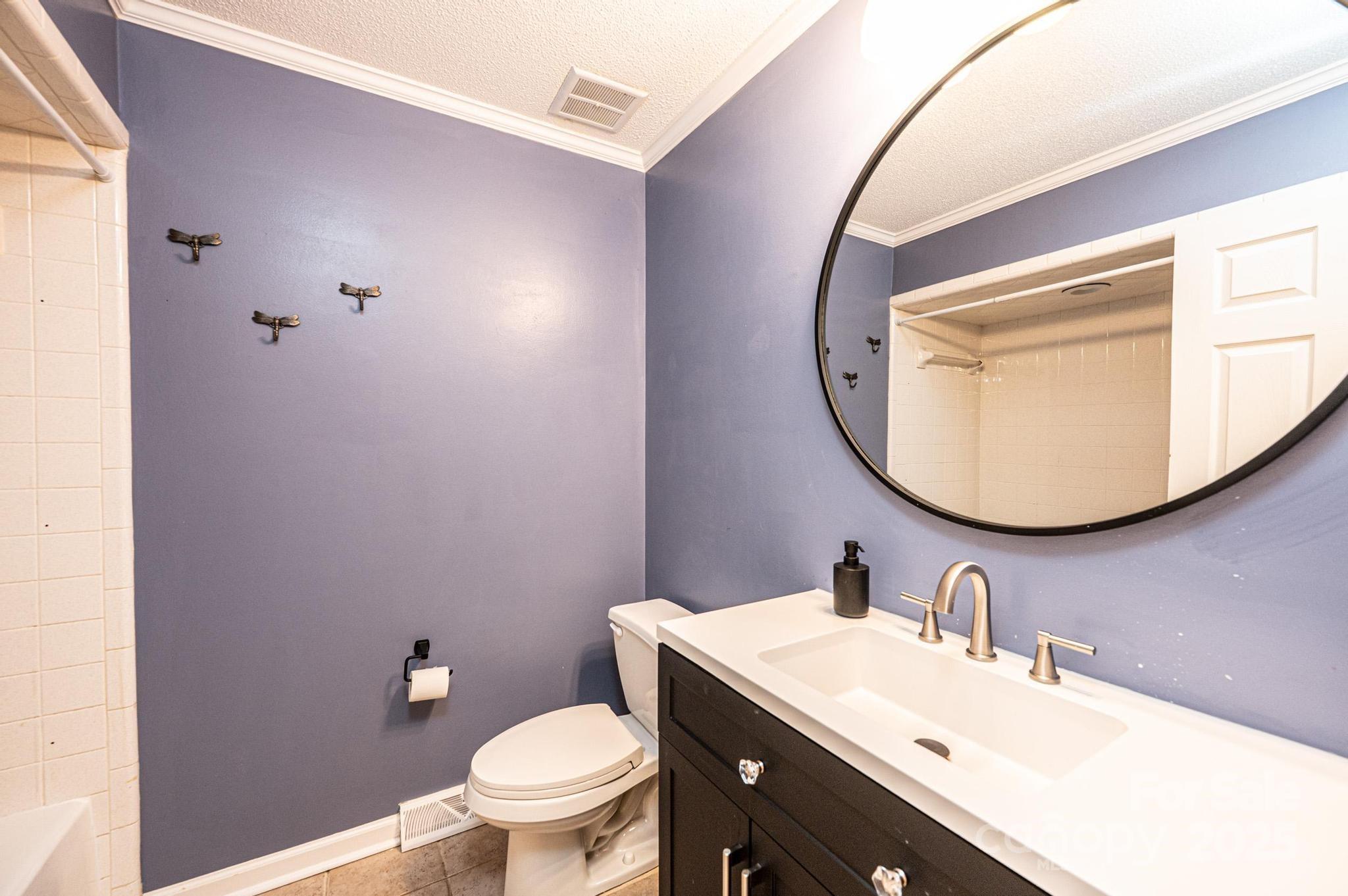 710 4th Avenue Northeast Conover, NC 28613 - Photo 15 of 33 a bathroom with a sink mirror and toilet
