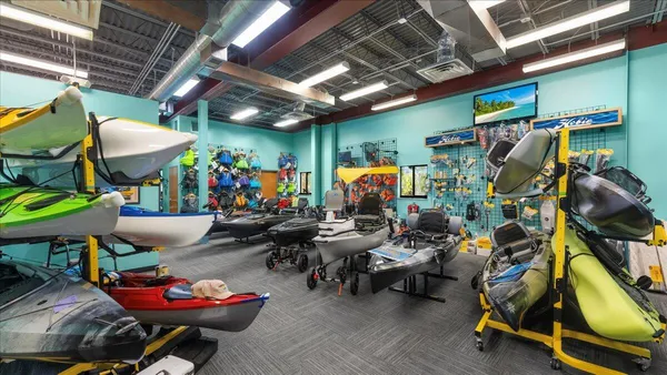 a view of empty room with windows