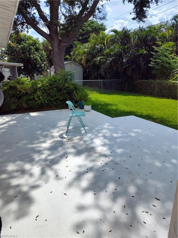 1442 Byron Road Fort Myers, FL 33919 - Photo 16 of 17 a view of backyard with green space