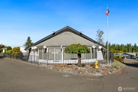 a view of a house with a outdoor space
