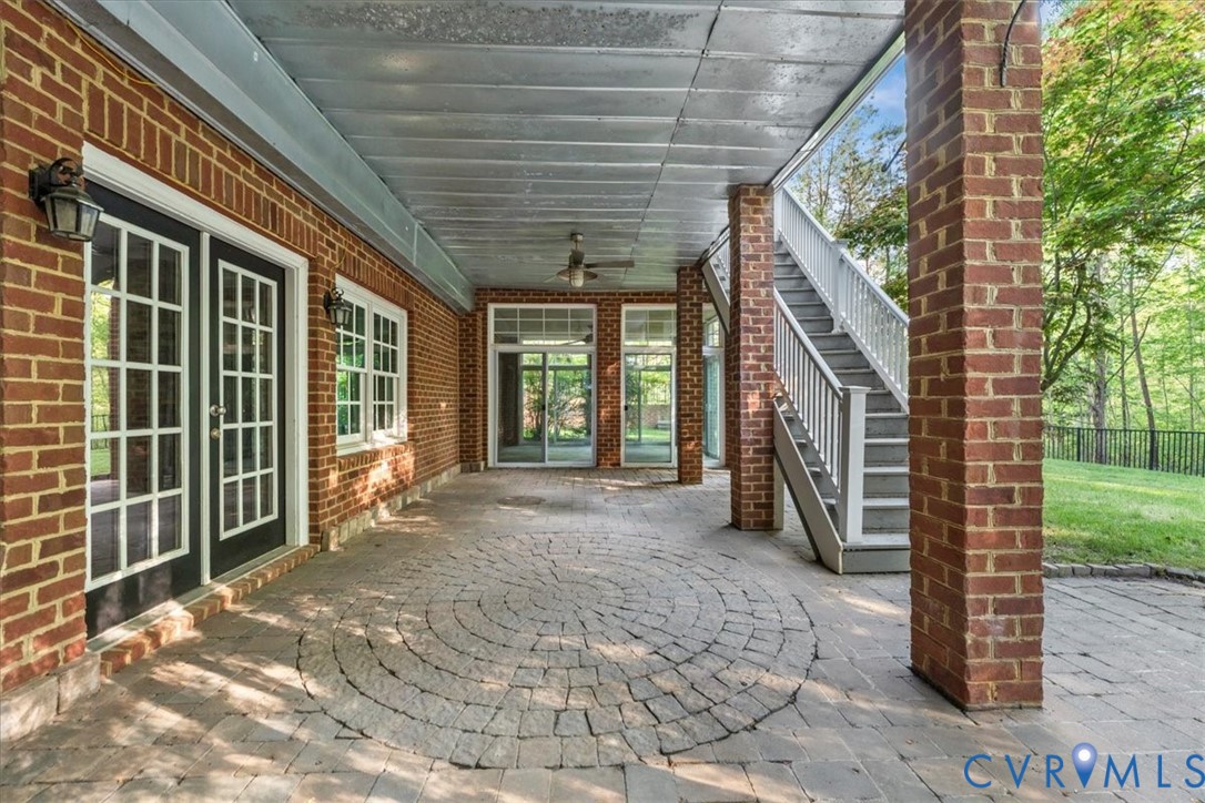 3308 Yarding Way Toano, VA 23168 - Photo 10 of 83 a view of a porch with wooden floor and fence