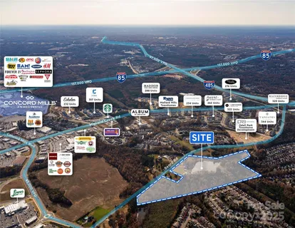 a view of a city with tall buildings