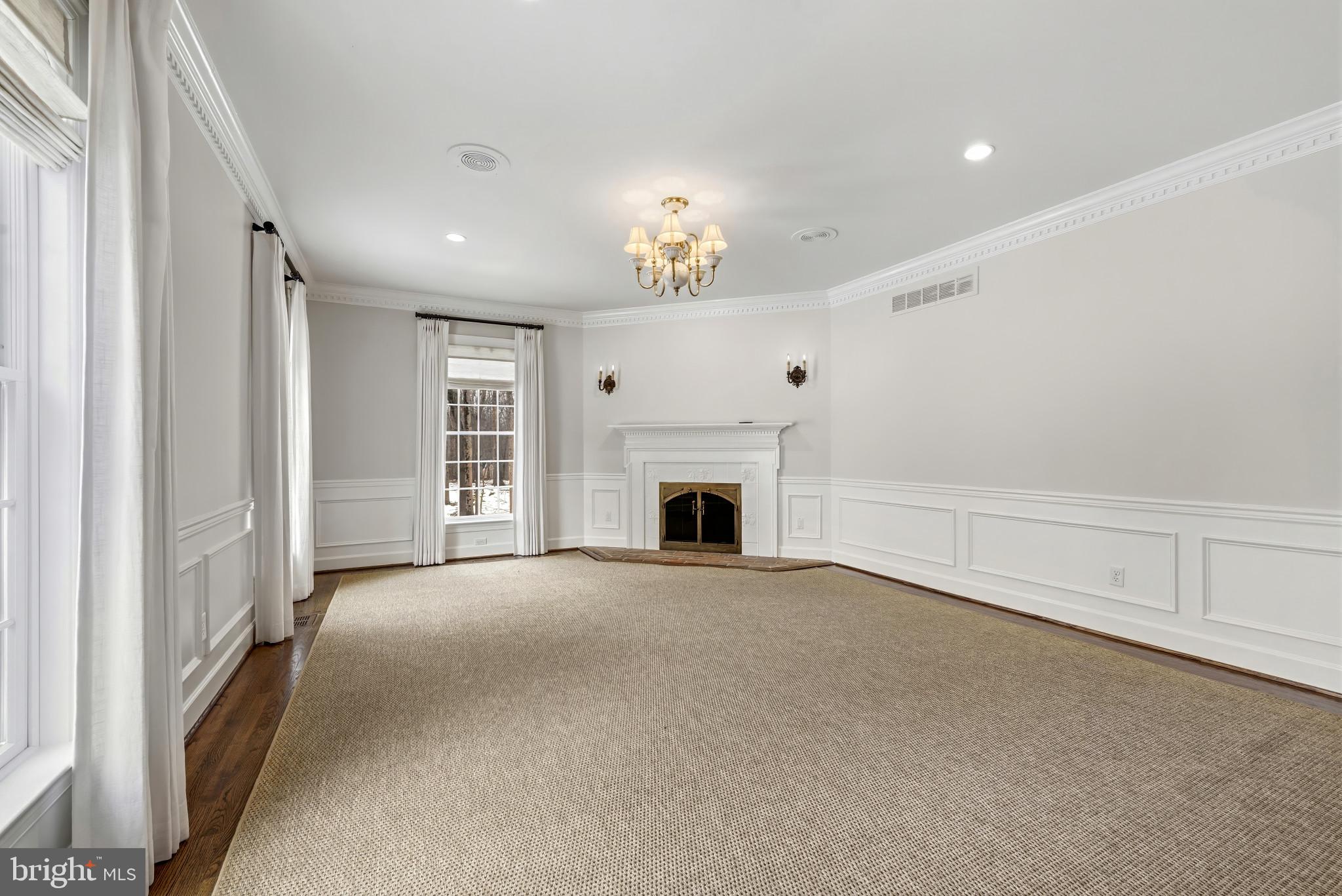 14002 Fox Run Court Phoenix, MD 21131 - Photo 21 of 64 en empty room with windows and fireplace