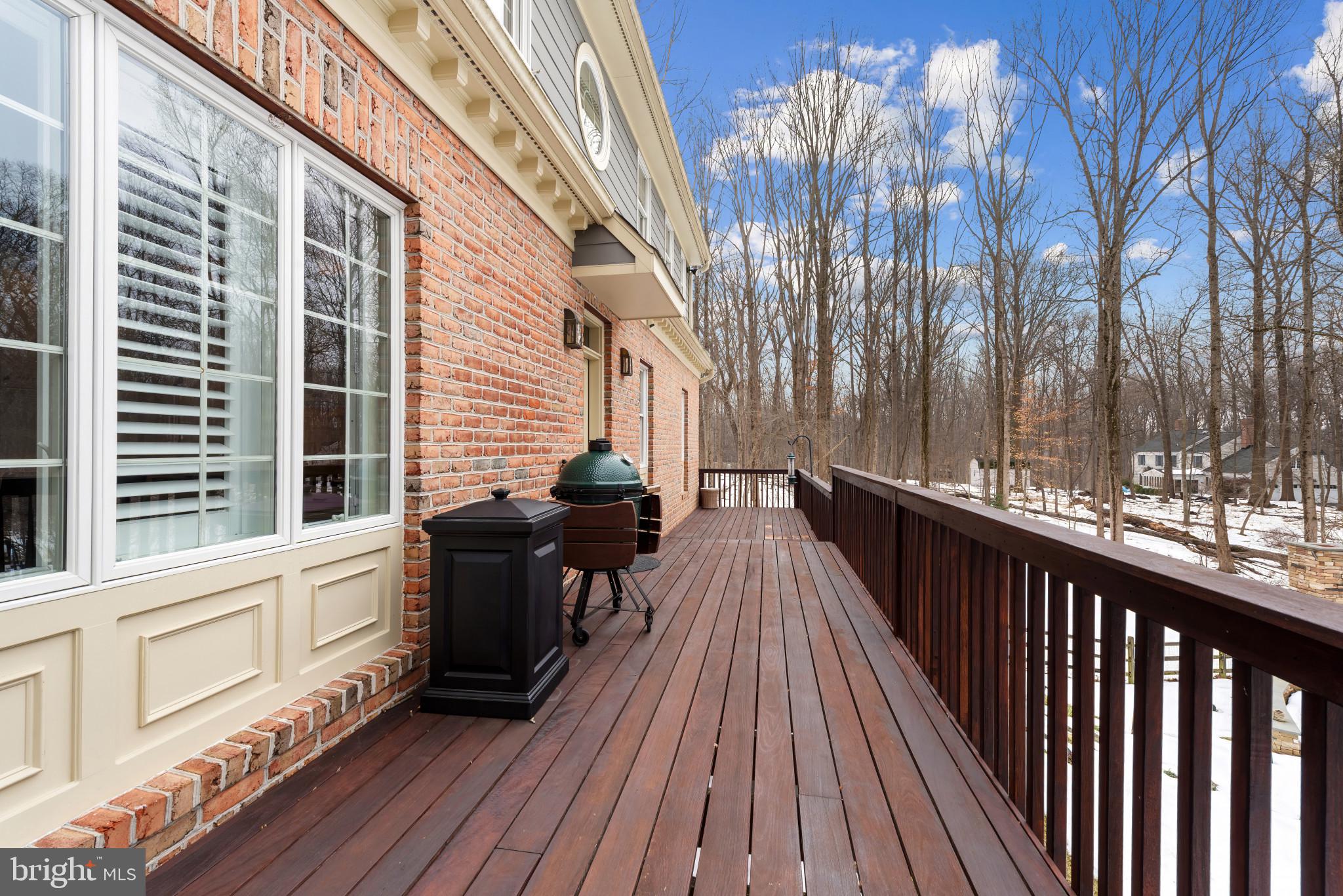 14002 Fox Run Court Phoenix, MD 21131 - Photo 51 of 64 a view of balcony with wooden floor and fence