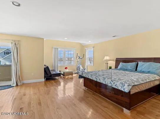 a view of a balcony and city view