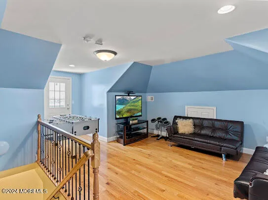 a bathroom with a sink double vanity and a mirror