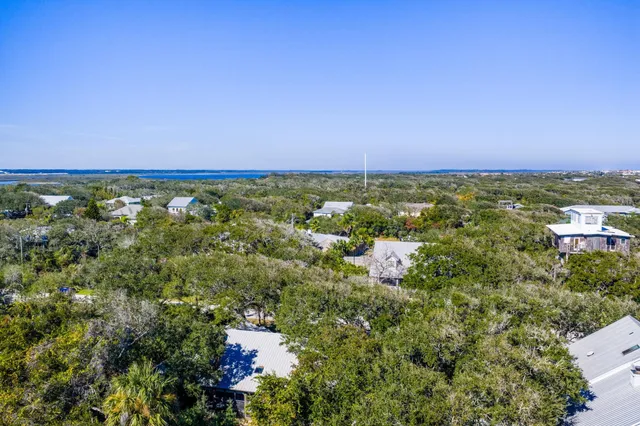 an aerial view of residential house with outdoor space