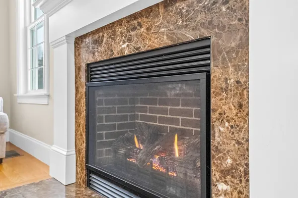 a view of wooden door