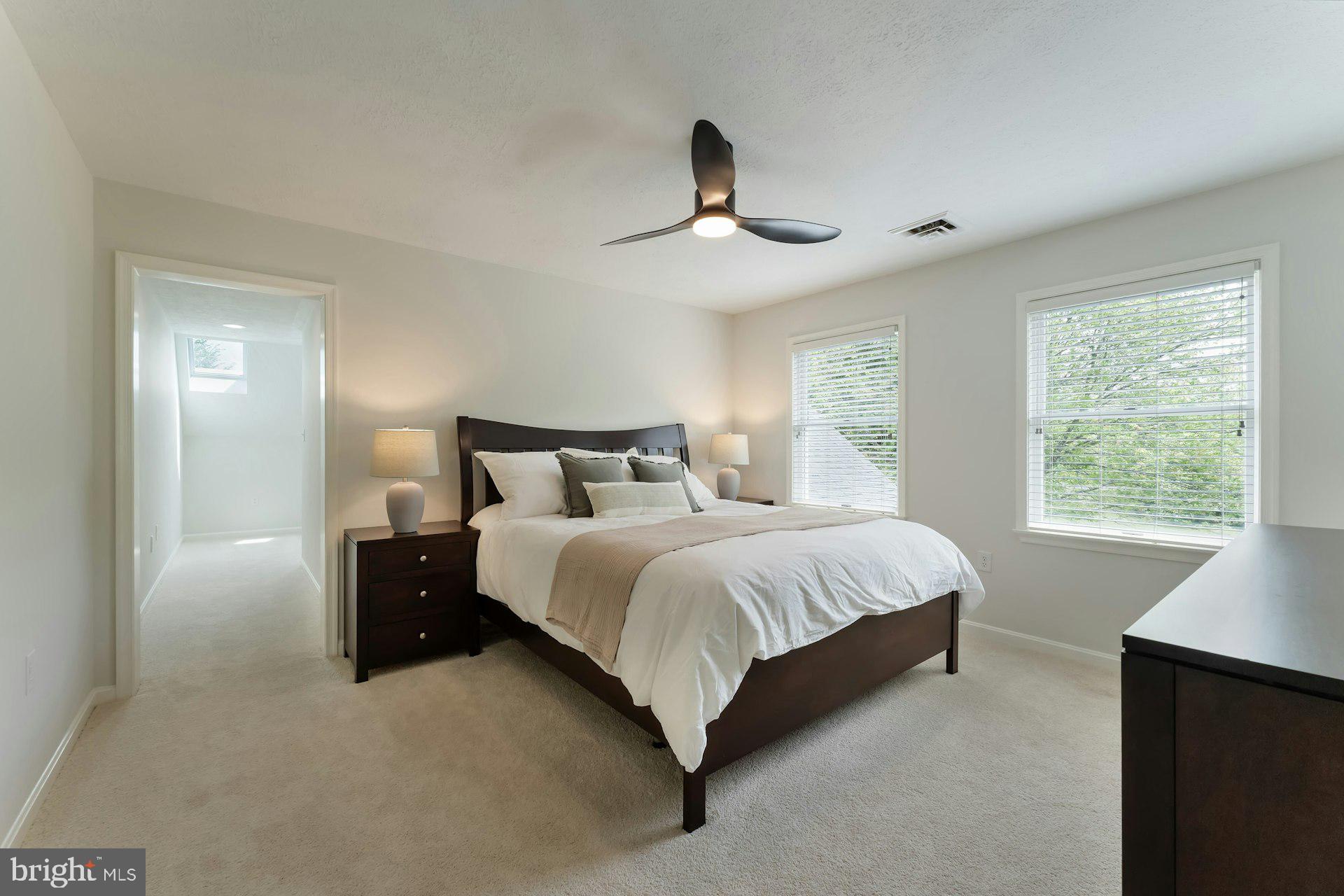 17045 Hamilton Station Road Hamilton, VA 20158 - Photo 32 of 81 Primary bedroom with new carpet and light fixture