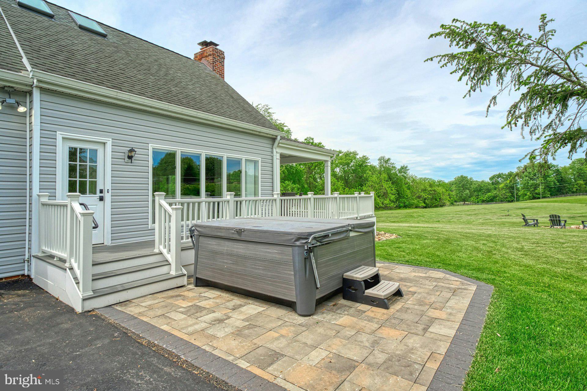 17045 Hamilton Station Road Hamilton, VA 20158 - Photo 61 of 81 Hot tub on custom patio