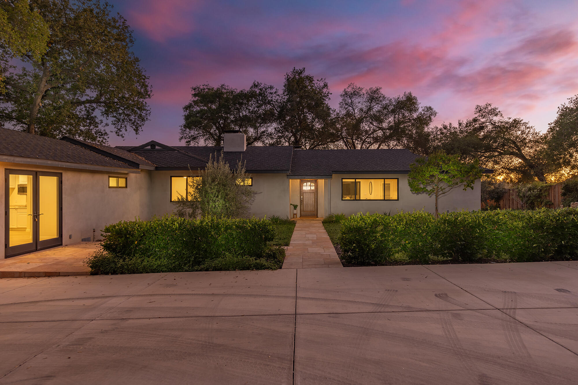 1068 Cuyama Road Ojai, CA 93023 - Photo 13 of 43 a front view of a house with garden