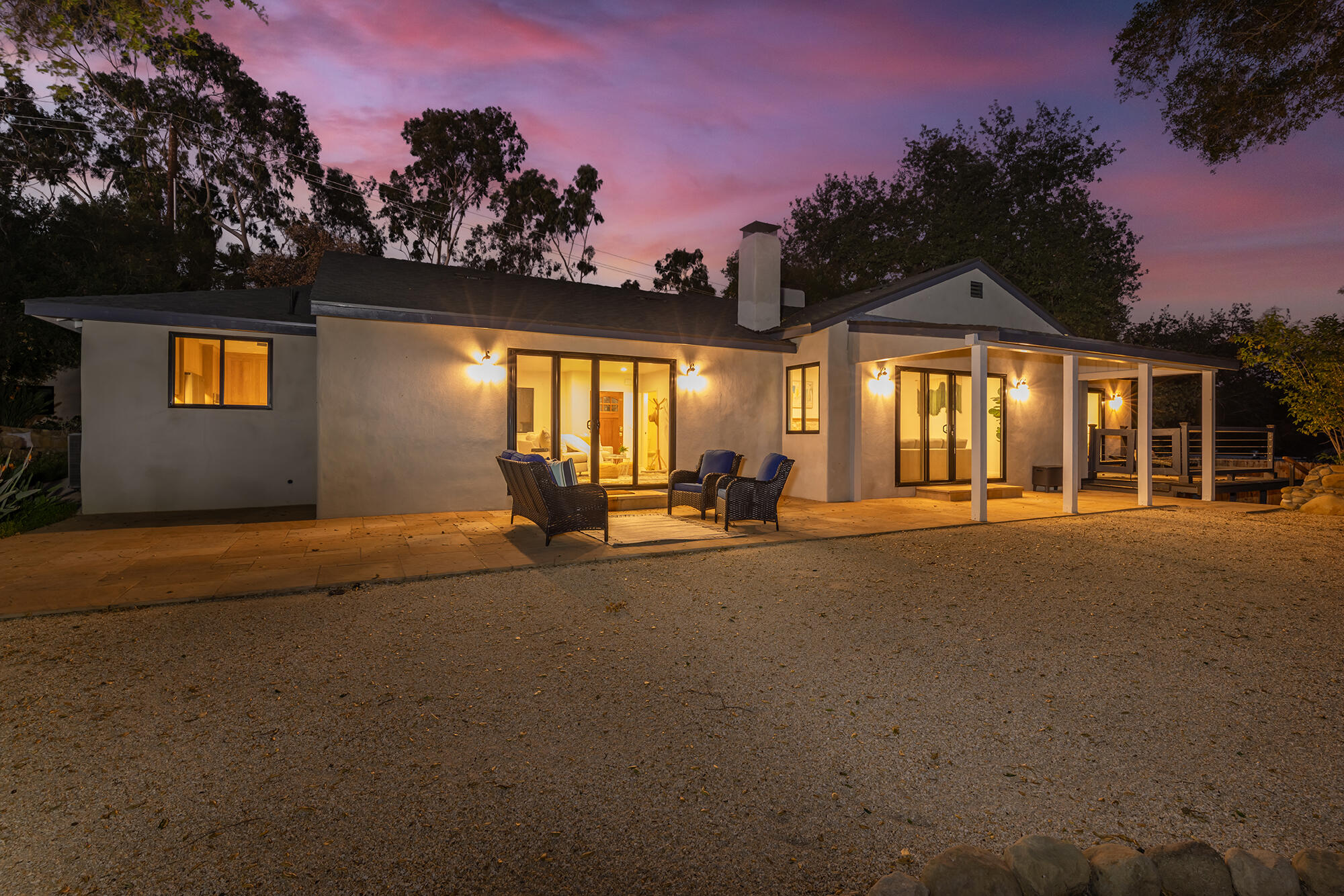 1068 Cuyama Road Ojai, CA 93023 - Photo 30 of 43 a view of a house with a outdoor space