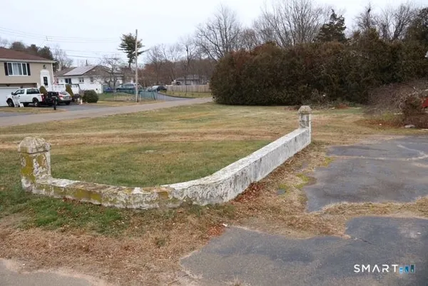 a view of a street with houses