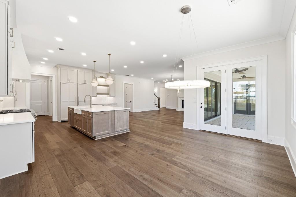 286 County Road Southwest Marietta, GA 30064 - Photo 18 of 40 a view of kitchen with furniture and wooden floor