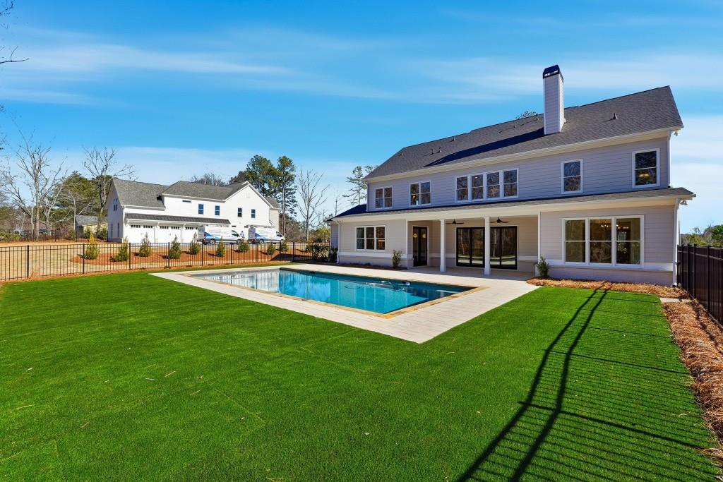 286 County Road Southwest Marietta, GA 30064 - Photo 39 of 40 a view of a house with a swimming pool