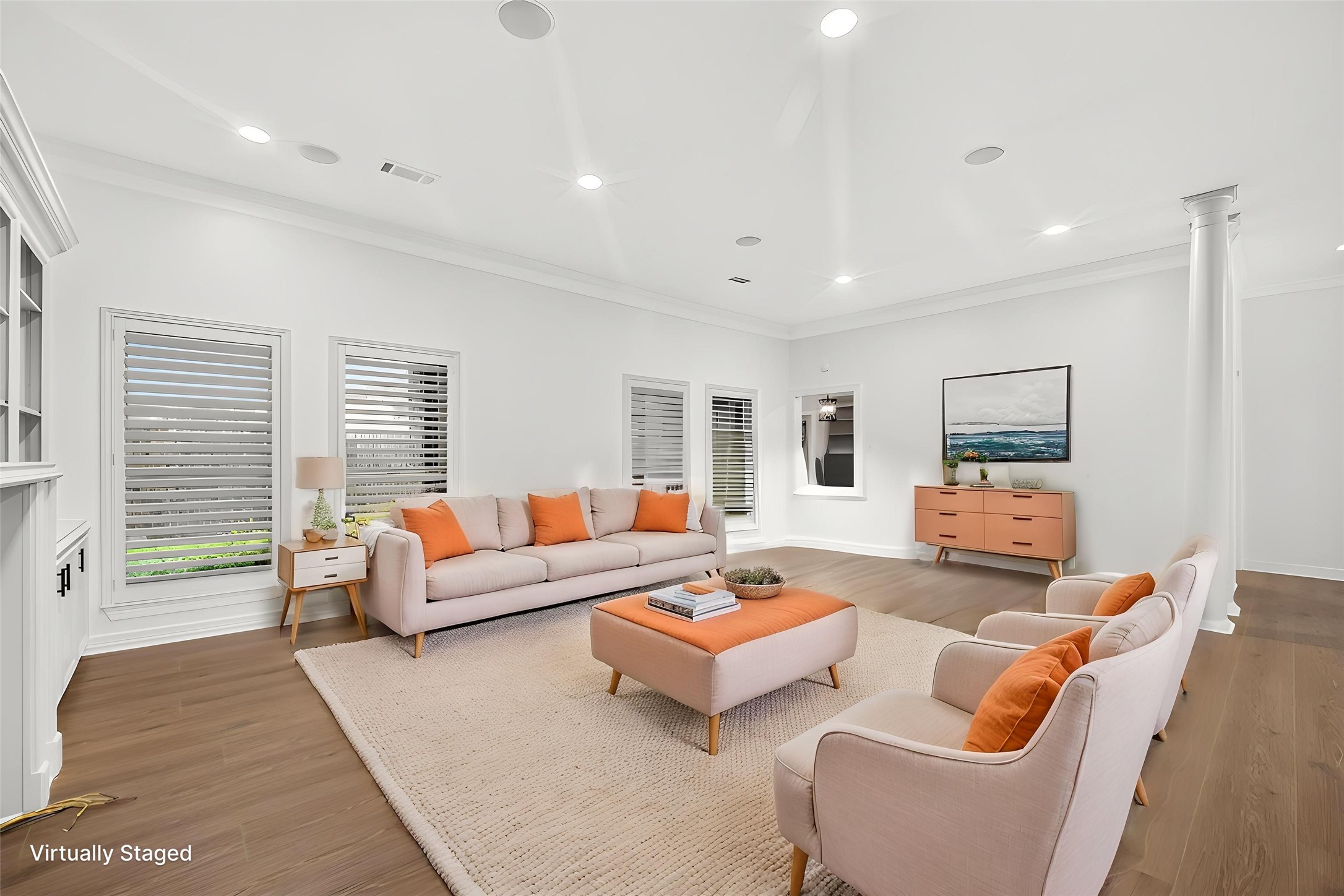 4415 Country Club View Baytown, TX 77521 - Photo 50 of 50 Spacious, light-filled living room featuring an open-concept floor plan perfect for relaxing and entertaining.