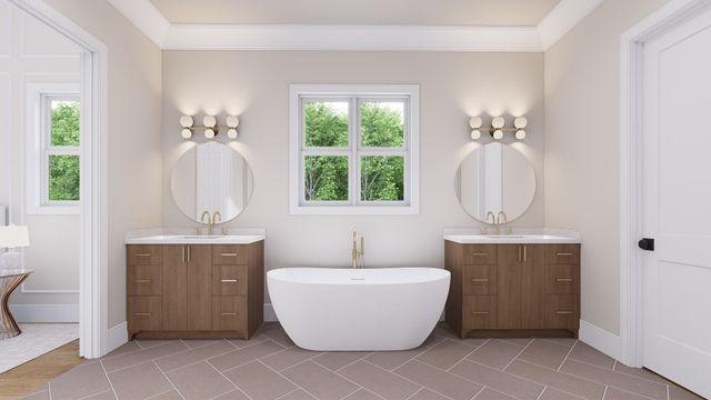 a black and white photo of a mirror