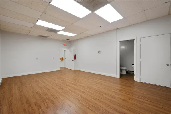 wooden floor in an empty room