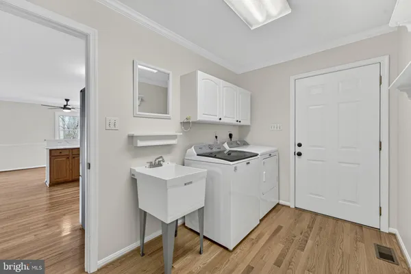 a view of a storage & utility room