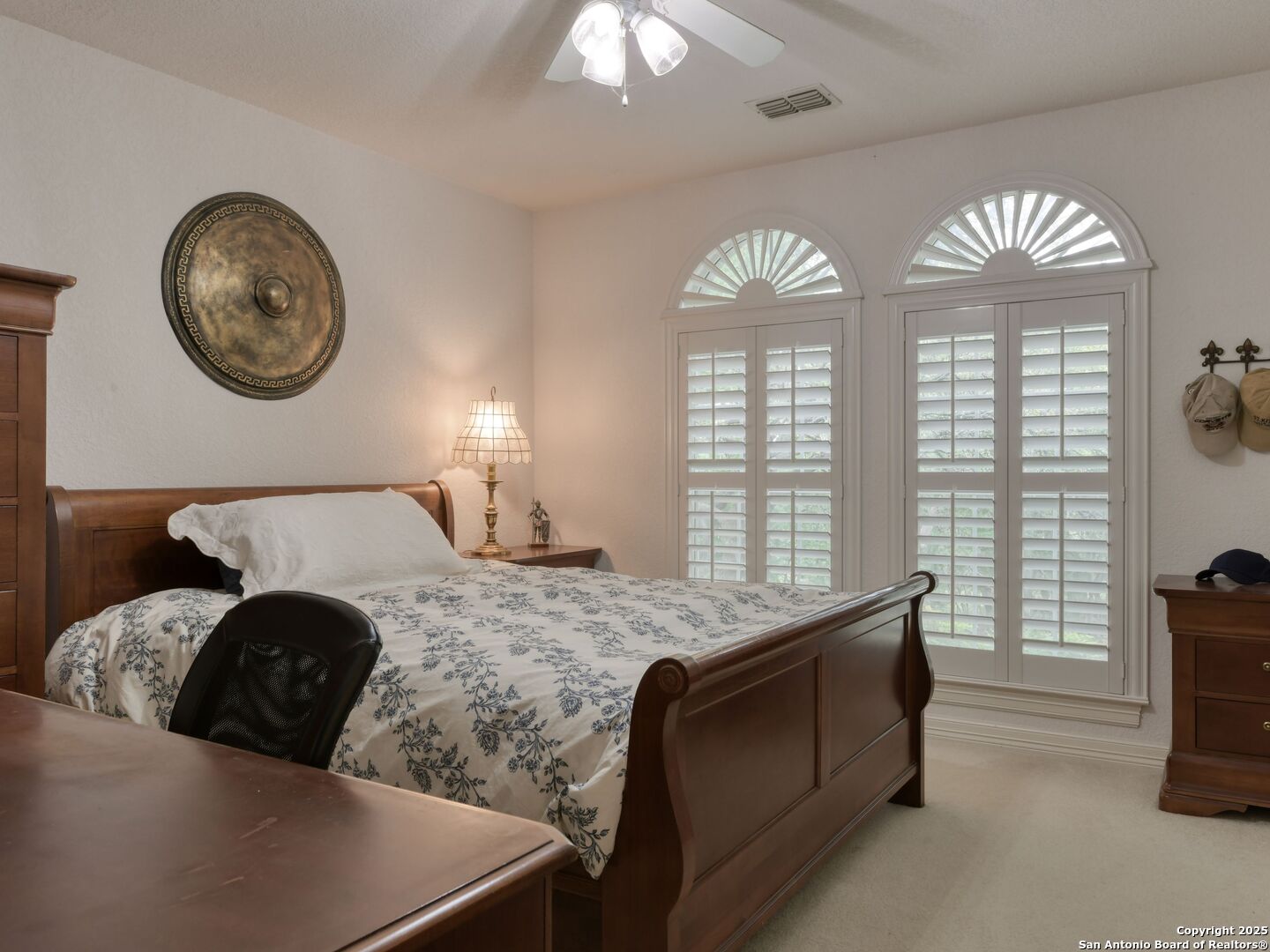 109 A Ammann Road Boerne, TX 78015 - Photo 35 of 67 a bedroom with a bed and a large window