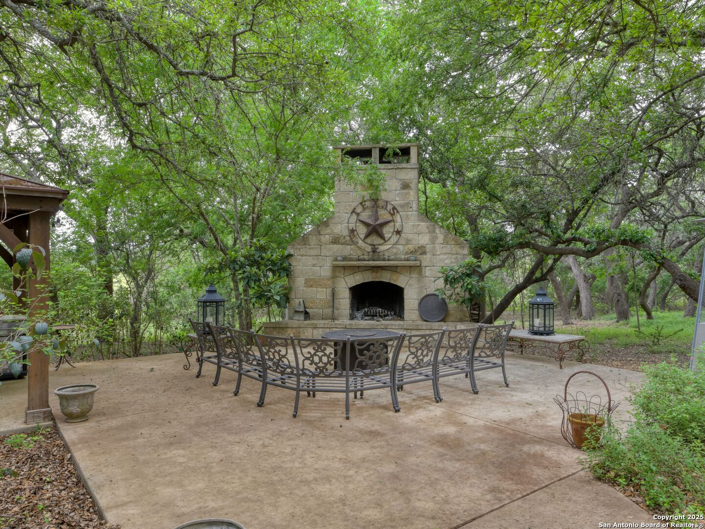 109 A Ammann Road Boerne, TX 78015 - Photo 55 of 67 a view of a chair and table in the garden