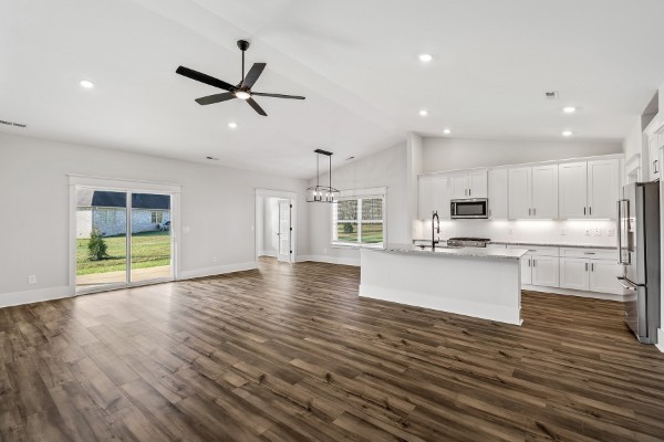 385 Springbrook Boulevard White House, TN 37188 - Photo 2 of 28 a view of kitchen with cabinets appliances and wooden floor