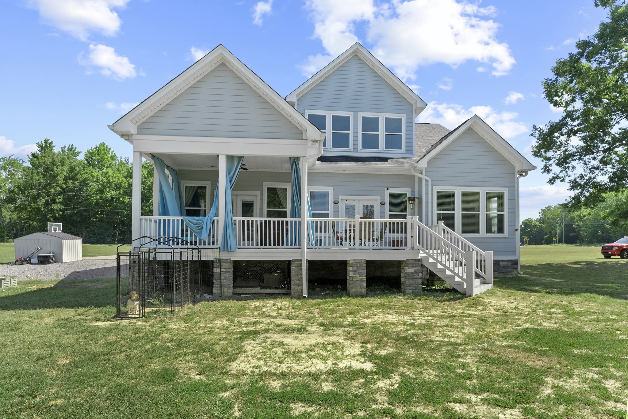 4217 Sandy Springs Road Springfield, TN 37172 - Photo 12 of 50 a front view of a house with a garden