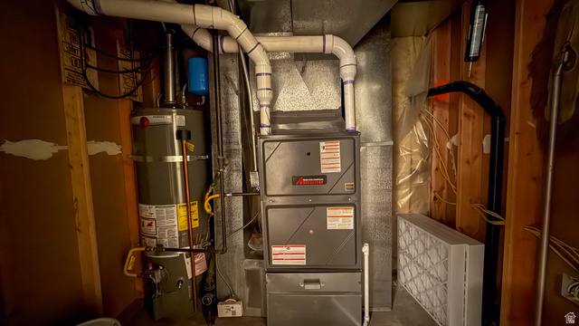 143 East Chestnut Street Helper, UT 84526 - Photo 26 of 35 Utilities featuring strapped water heater and heating unit