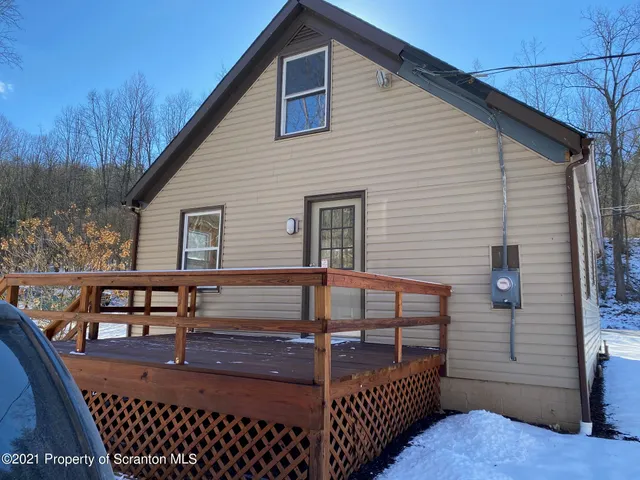 a view of outdoor space and deck