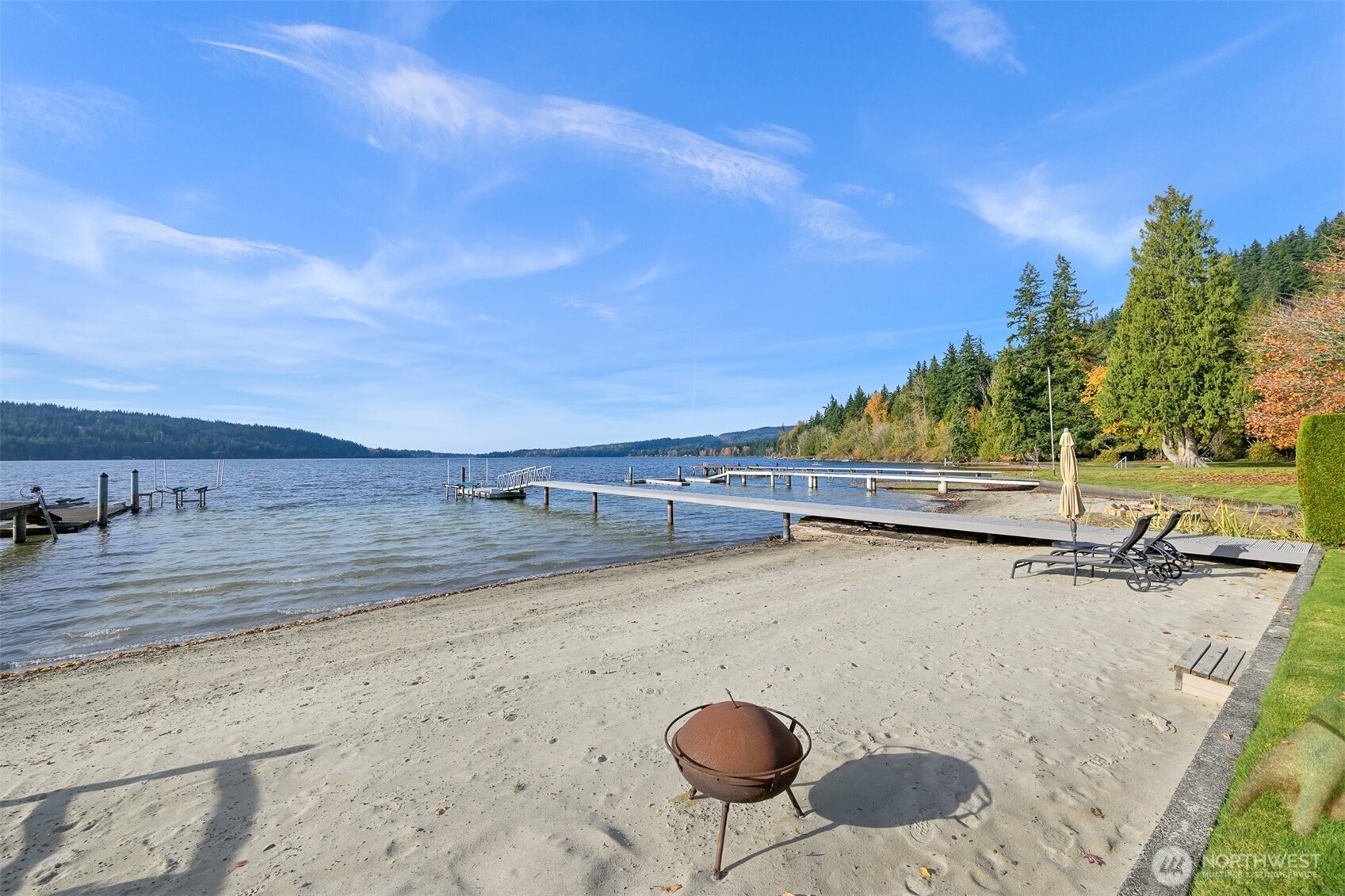 3187 North Shore Road Bellingham, WA 98226 - Photo 34 of 40 a view of a swimming pool with a terrace