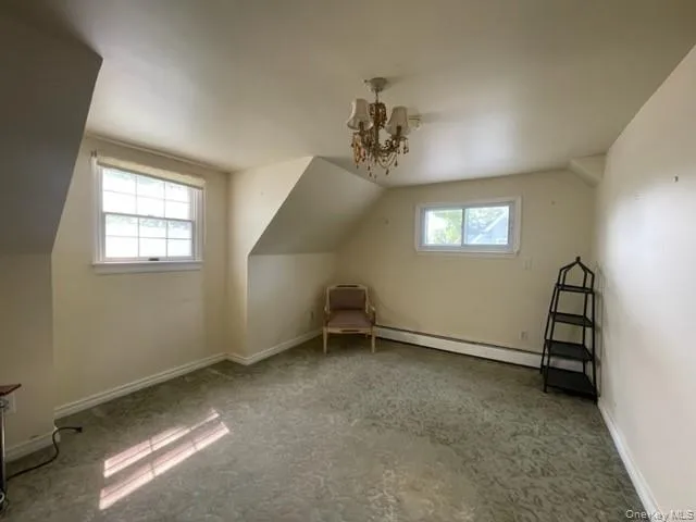 a view of a livingroom with a window