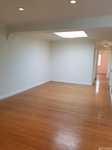 a view of an empty room