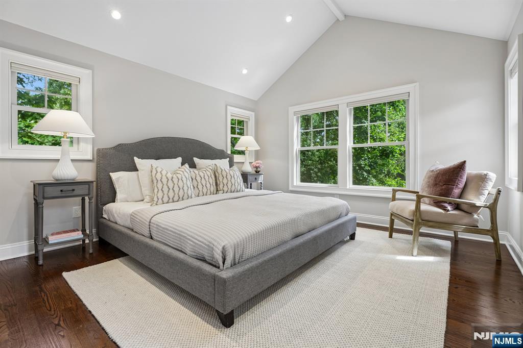 11 Mt Vernon Road Montclair, NJ 07043 - Photo 21 of 49 a bedroom with a bed and wooden floor