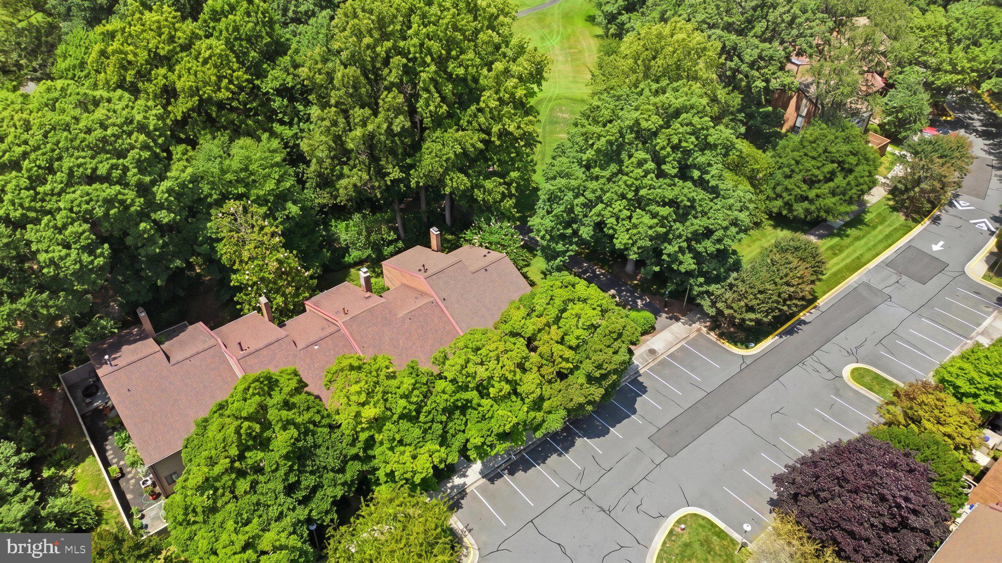 11615 Hunters Green Court Reston, VA 20191 - Photo 37 of 66 Ariel view - end unit TH