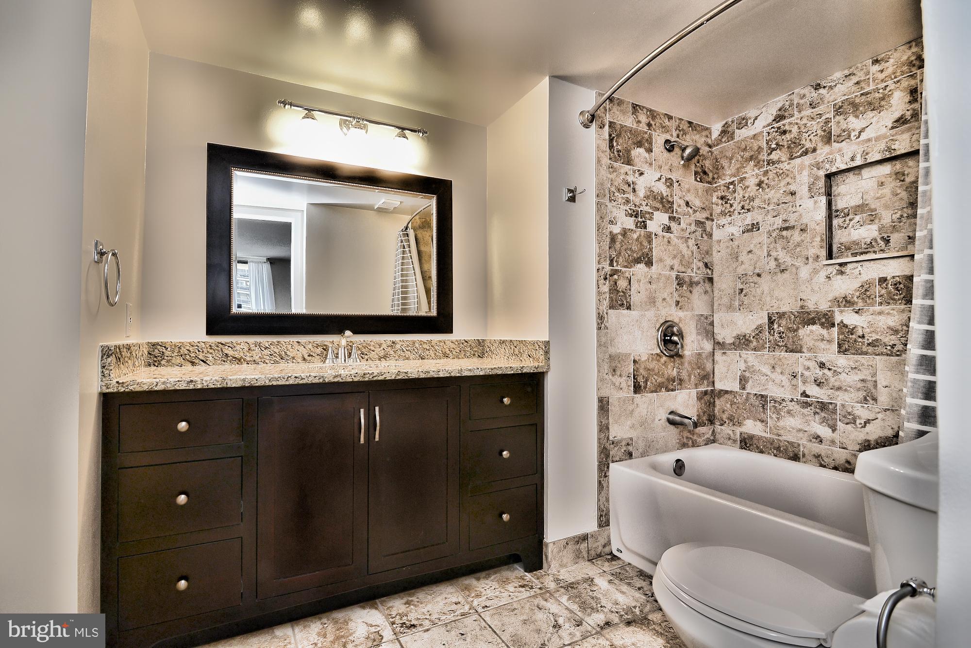 5505 Seminary Road, Unit 1817N Falls Church, VA 22041 - Photo 13 of 31 a bathroom with a sink and a mirror