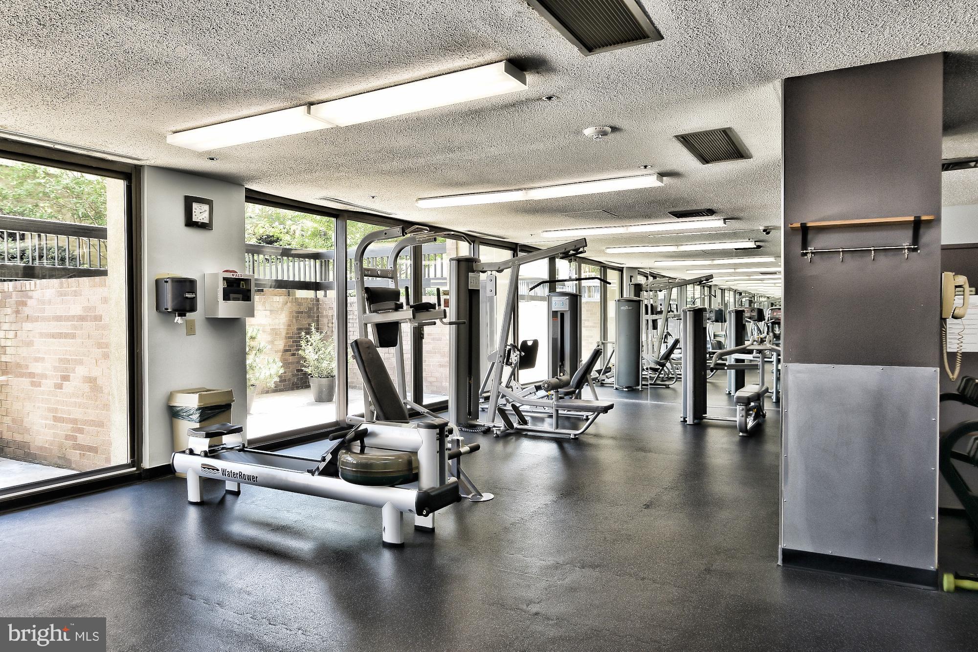 5505 Seminary Road, Unit 1817N Falls Church, VA 22041 - Photo 22 of 31 a view of a room with gym equipment
