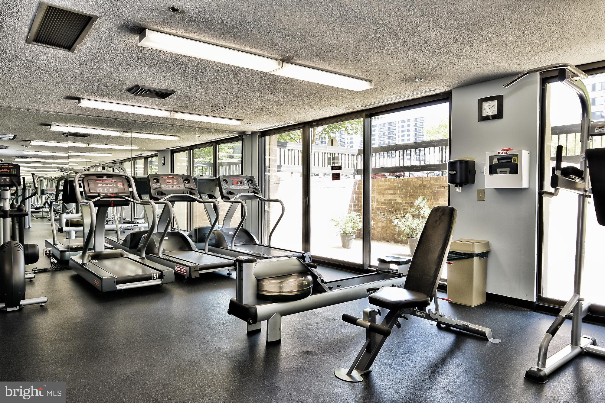 5505 Seminary Road, Unit 1817N Falls Church, VA 22041 - Photo 23 of 31 a view of a room with gym equipment
