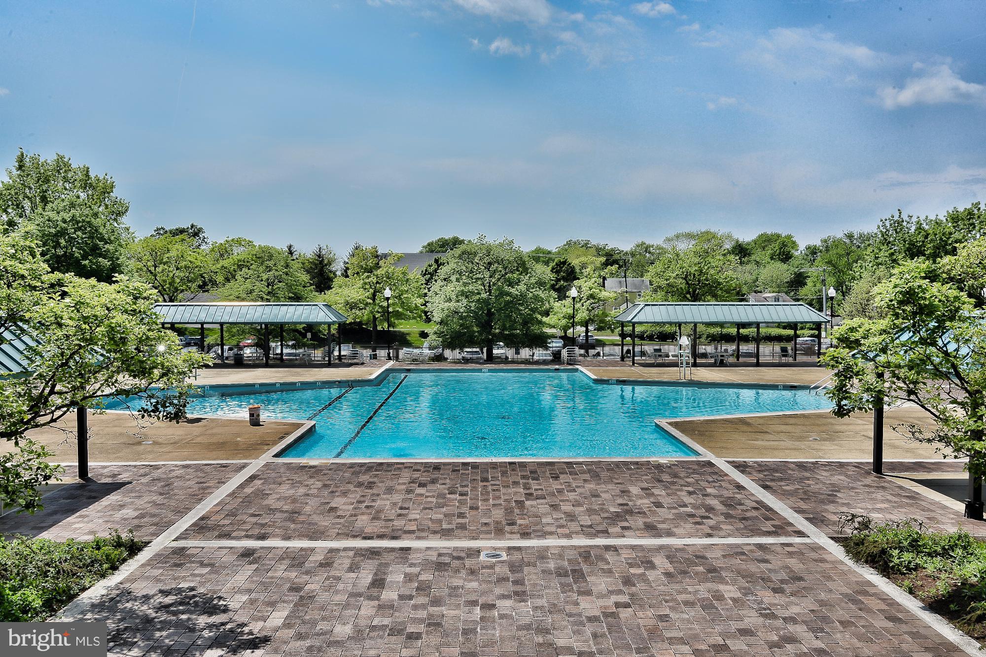 5505 Seminary Road, Unit 1817N Falls Church, VA 22041 - Photo 26 of 31 a view of a swimming pool with an outdoor seating and a yard