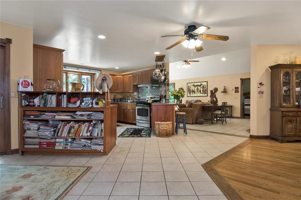 123 Spring Valley Road Raymond, ME 04071 - Photo 8 of 35 Open kitchen, dining, LR, den. The...
